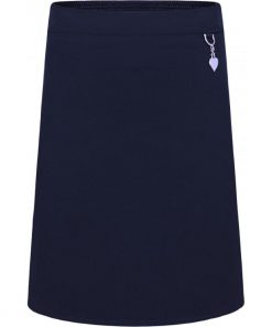 Stretch heart skirt navy