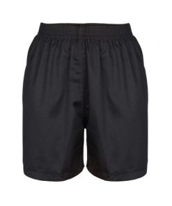 Poly cotton PE shorts black
