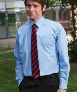 Twinpack boy's blue long sleeved shirts, Standard - Long Sleeve, Holy Cross Primary School, Mount Street Primary School, Saltash Community School