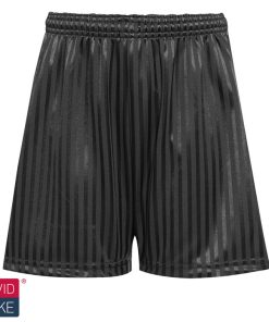 Shadow stripe PE shorts black, Sports Shorts, Notre Dame Senior School, Montpelier Infants School, Boringdon Primary School, Bickleigh Down Primary School, Riverside Community Primary School, Stuart Road Primary Academy, Brook Green Centre for Learning, Salisbury Road Primary School, Cathedral School of St Mary, High View school, Pilgrim Primary School, Plympton St Maurice, St Edwards CofE Primary School, Woodford Primary School, Keyham Barton RC Primary School, Mount Street Primary School, Knowle Primary School, Sparkwell, Sherford Vale, Victoria Road Primary, Saltash Community School, Morice Town Primary