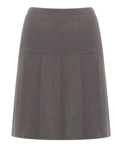 Charleston pleated skirt grey, Pleated