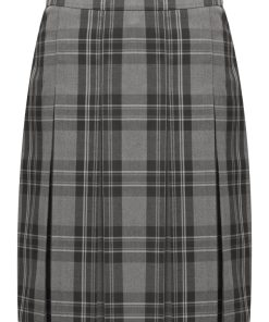 Tartan pleated skirt, Lipson Co-Operative Academy